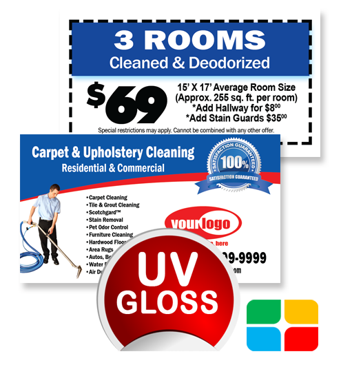 Carpet Cleaning Business Cards ca00006 UV Gloss