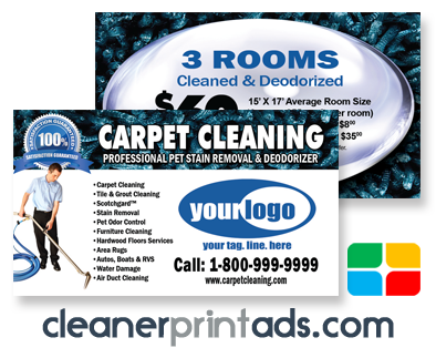 Carpet Cleaning Business Cards #CA00007