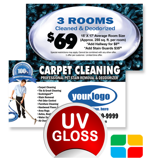 Carpet Cleaning Business Cards ca00007 UV Gloss