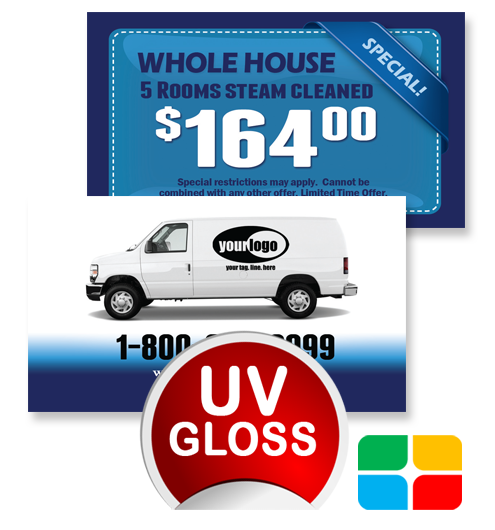 Carpet Cleaning Business Cards ca01001 UV Gloss