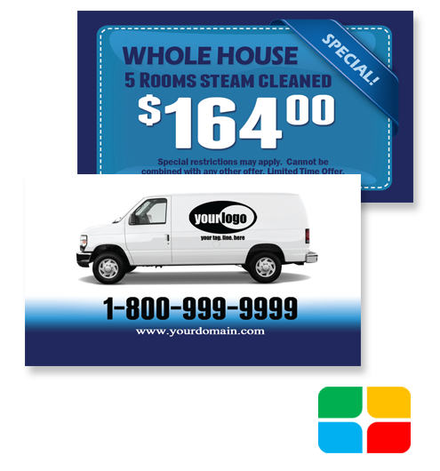 Carpet Cleaning Business Cards ca01001