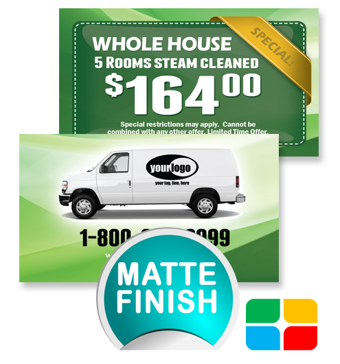 Carpet Cleaning Business Cards ca01002 Matte