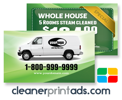 Carpet Cleaning Business Cards #CA01002