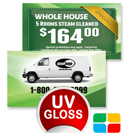 Carpet Cleaning Business Cards ca01002 UV Gloss