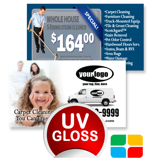 Carpet Cleaning Business Cards ca01021 UV Gloss