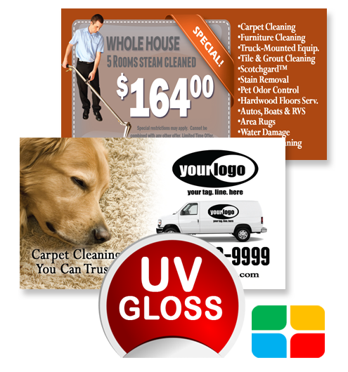 Carpet Cleaning Business Cards ca01024 UV Gloss