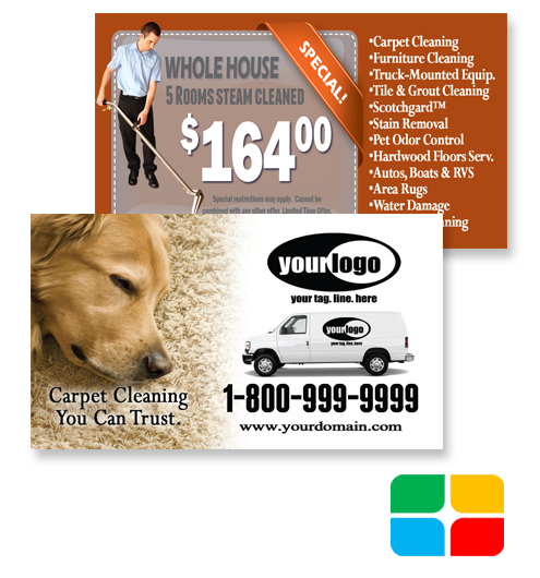 Carpet Cleaning Business Cards ca01024