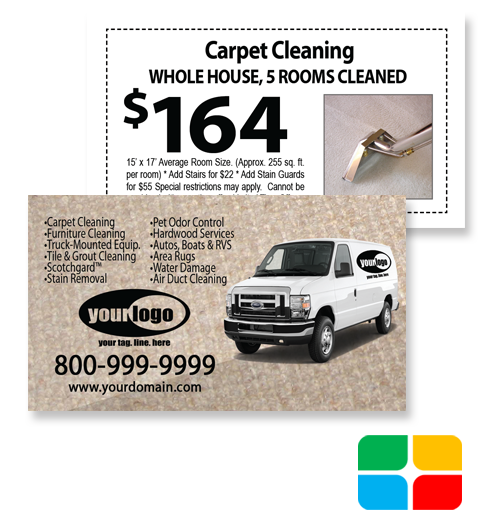 Carpet Cleaning Business Cards ca01076