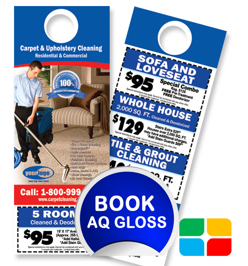 Carpet Cleaning Door Hangers ca00006 4.25 x 11 AQ