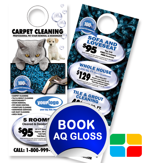 Carpet Cleaning Door Hangers ca00007 4.25 x 11 AQ