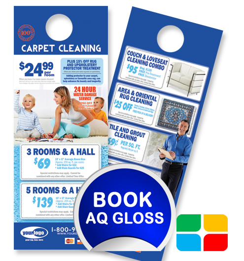 Carpet Cleaning Door Hangers ca00008 4.25 x 11 AQ