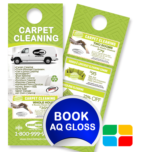 Carpet Cleaning Door Hangers ca01005 4.25 x 11 AQ