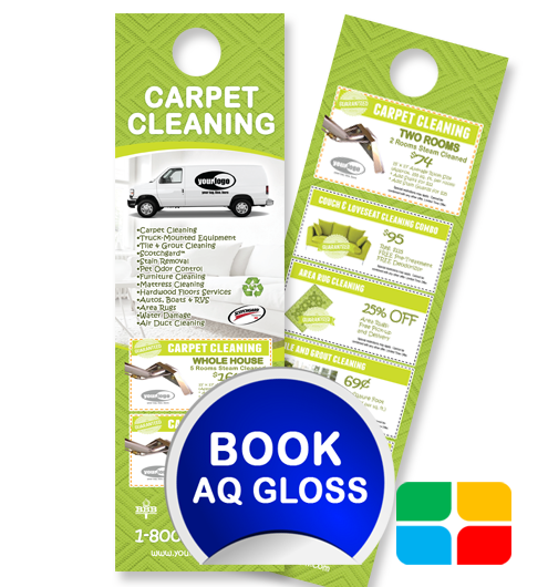 Carpet Cleaning Door Hangers ca01005 4.25 x 14 AQ