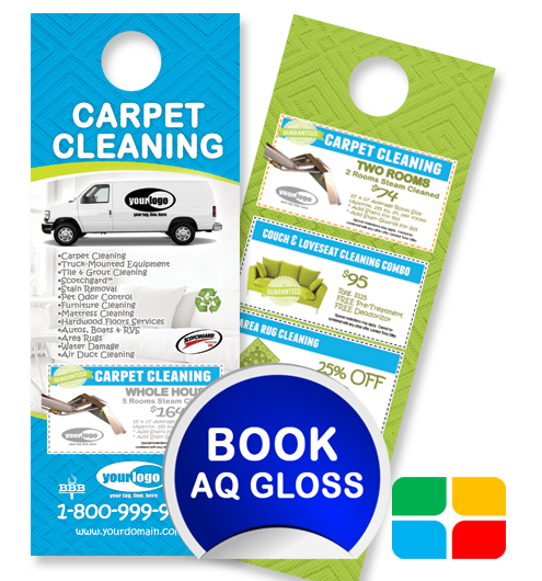 Carpet Cleaning Door Hangers ca01006 4.25 x 11 AQ