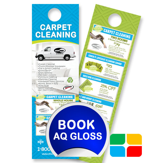 Carpet Cleaning Door Hangers ca01006 4.25 x 14 AQ