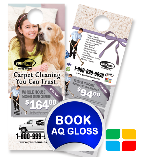 Carpet Cleaning Door Hangers ca01020 4.25 x 11 AQ