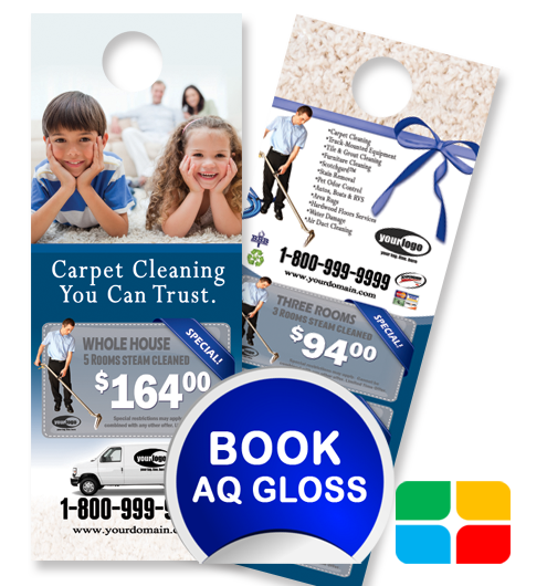 Carpet Cleaning Door Hangers ca01021 4.25 x 11 AQ