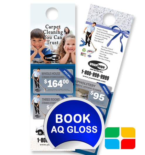 Carpet Cleaning Door Hangers ca01021 4.25 x 14 AQ