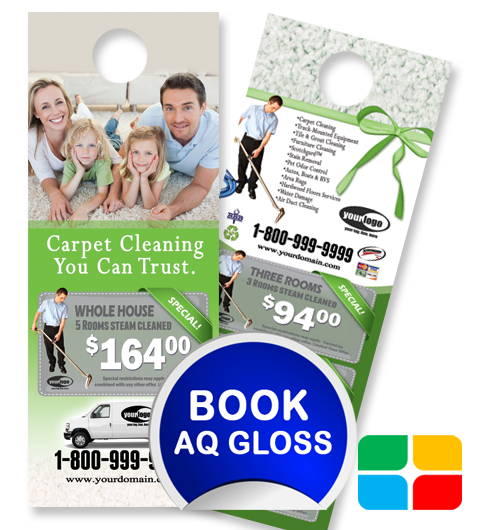 Carpet Cleaning Door Hangers ca01023 4.25 x 11 AQ