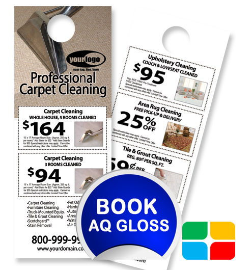 Carpet Cleaning Door Hangers ca01076 4.25 x 11 AQ