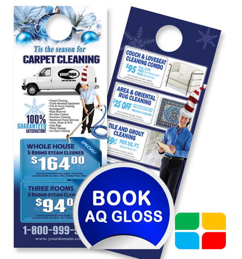 Carpet Cleaning Door Hangers ca02001 4.25 x 11 AQ