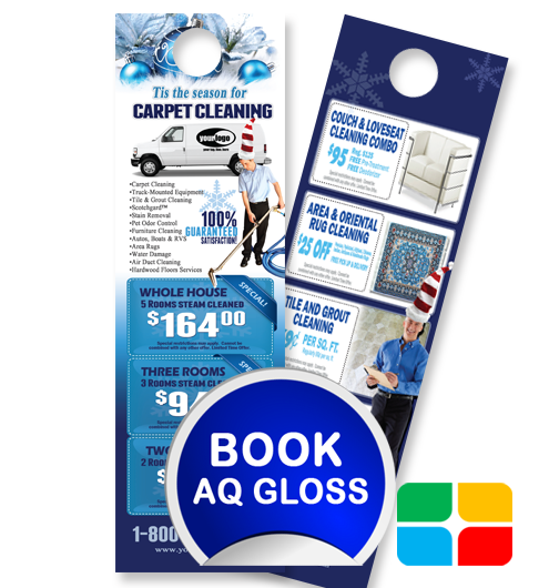 Carpet Cleaning Door Hangers ca02001 4.25 x 14 AQ