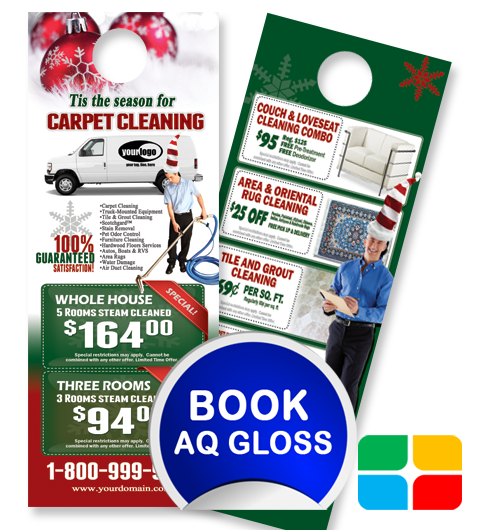 Carpet Cleaning Door Hangers ca02002 4.25 x 11 AQ