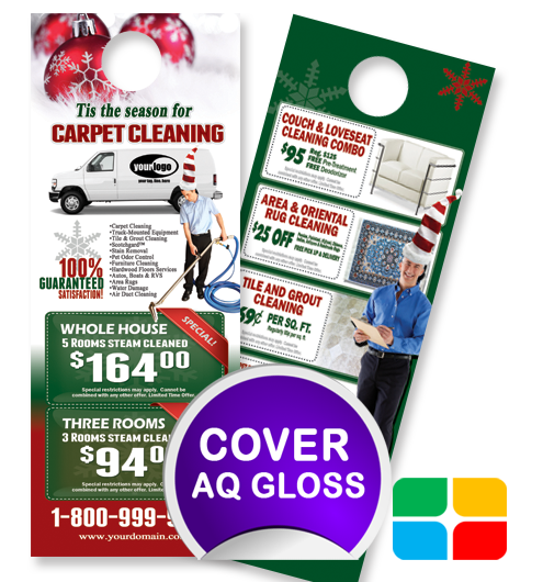 Carpet Cleaning Door Hangers ca02002 4.25 x 11 Cover