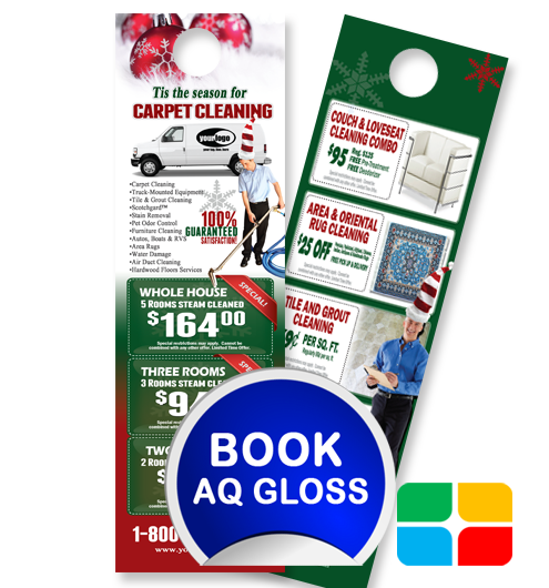 Carpet Cleaning Door Hangers ca02002 4.25 x 14 AQ