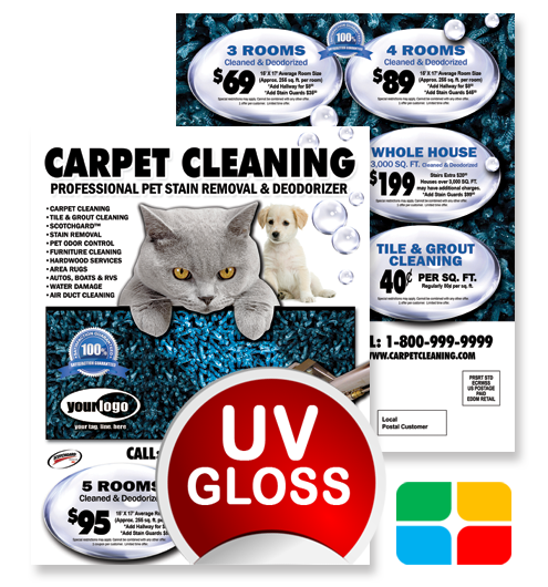 Carpet Cleaning EDDM ca00007 8.5 x 11 UV Gloss