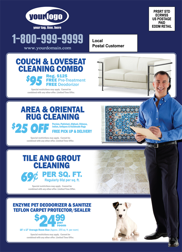 Carpet Cleaning EDDM (6.5 x 9) #CA01001 Matte Back