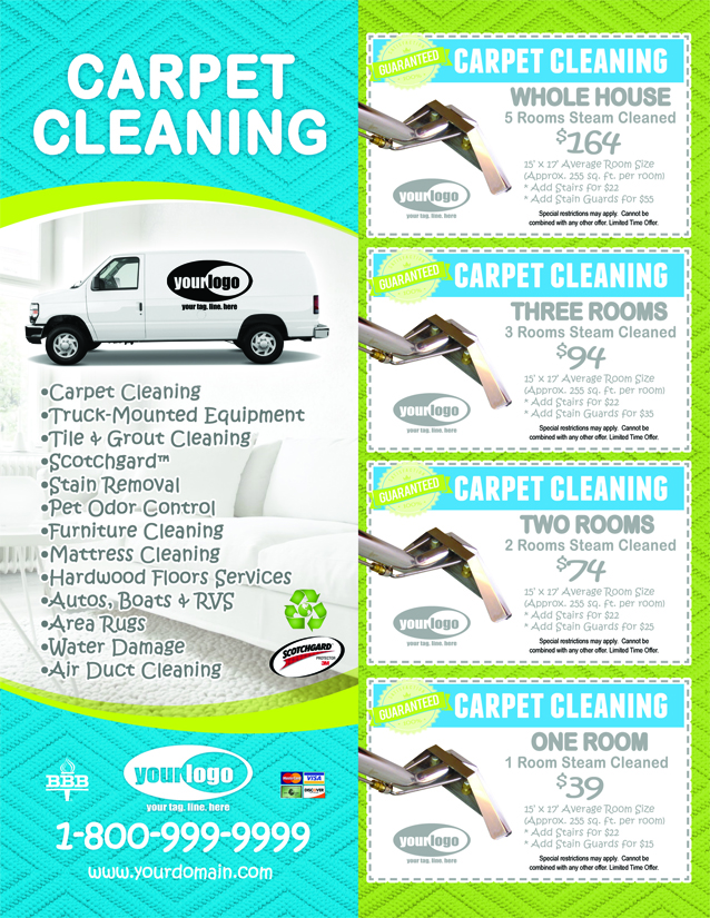 Carpet Cleaning EDDM (8.5 x 11) #CA01006 Matte Front