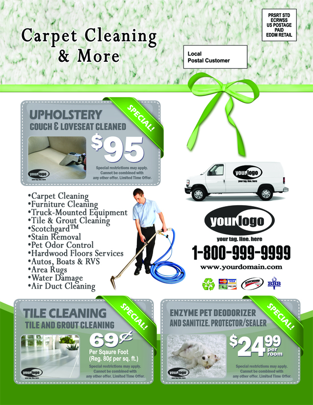 Carpet Cleaning EDDM (8.5 x 11) #CA01023 Matte Back