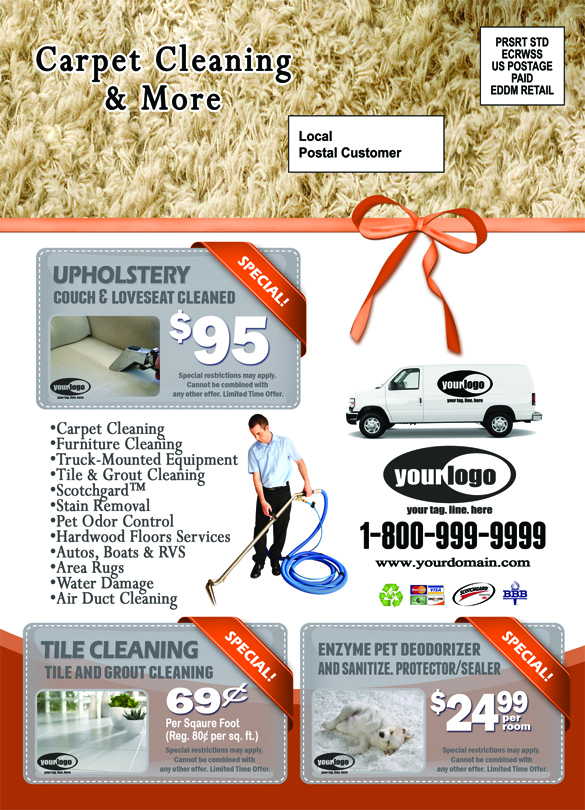 Carpet Cleaning EDDM (6.5 x 9) #CA01024 Matte Back