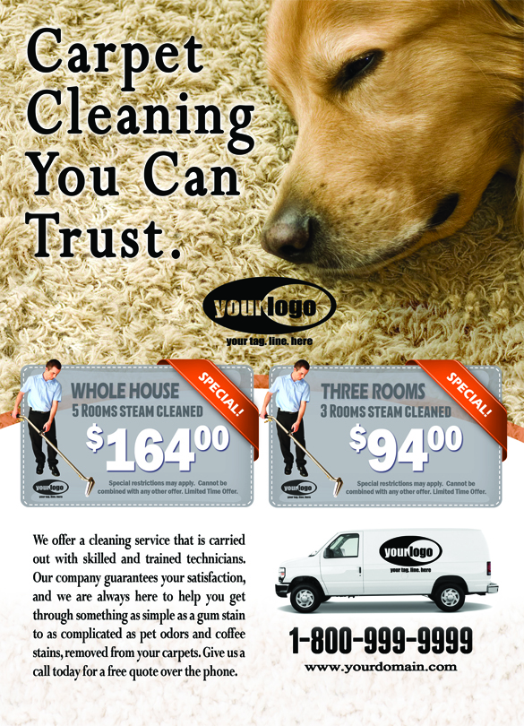 Carpet Cleaning EDDM (6.5 x 9) #CA01024 Matte Front