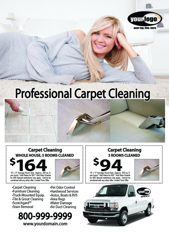 Carpet Cleaning EDDM (6.5 x 9) #CA01075 Matte Front