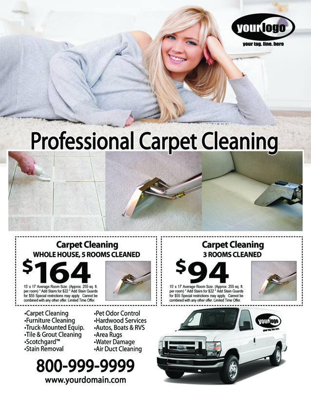 Carpet Cleaning EDDM (8.5 x 11) #CA01075 Matte Front