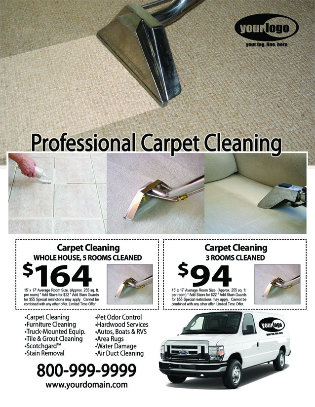 Carpet Cleaning EDDM (8.5 x 11) #CA01076 Cover Front