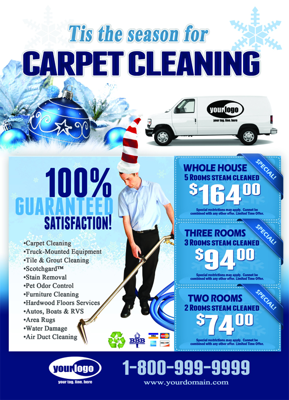 Carpet Cleaning EDDM (6.5 x 9) #CA02001 Matte Front