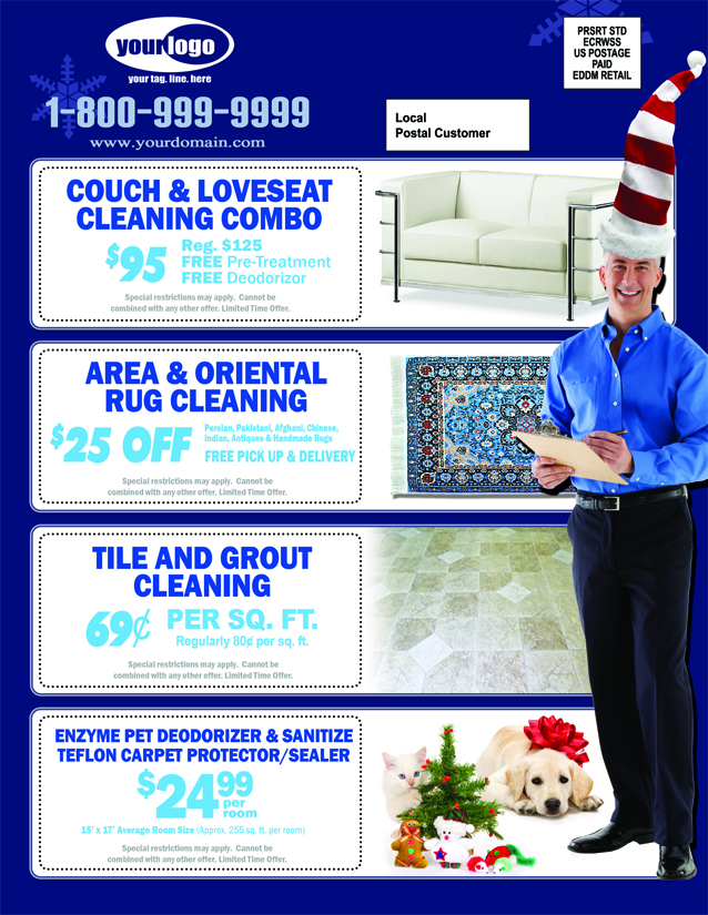 Carpet Cleaning EDDM (8.5 x 11) #CA02001 Cover Back