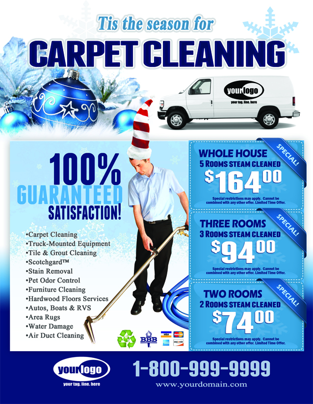 Carpet Cleaning EDDM (8.5 x 11) #CA02001 Matte Front