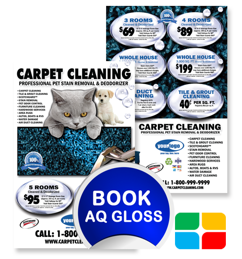 Carpet Cleaning Flyers ca00007 8.5 x 5.5