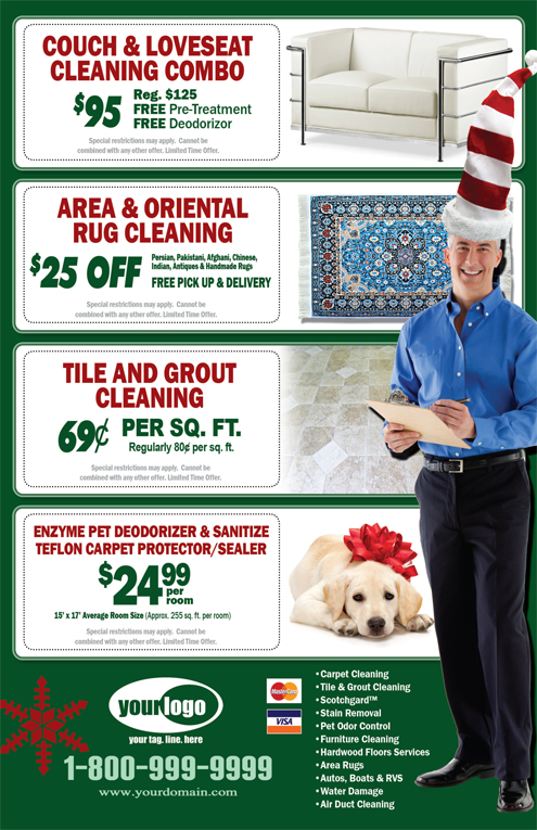 Carpet Cleaning Flyer (8.5 x 5.5) #CA02002 Back