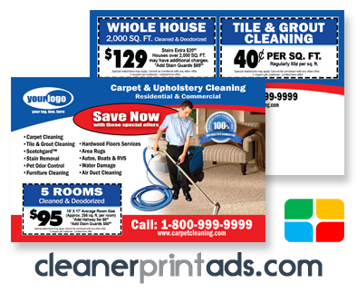 Carpet Cleaning Postcards #CA00006 8.5 x 5.5 UV Gloss