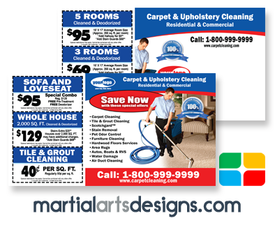 Carpet Cleaning Postcards #CA00006 6 x 11 Matte