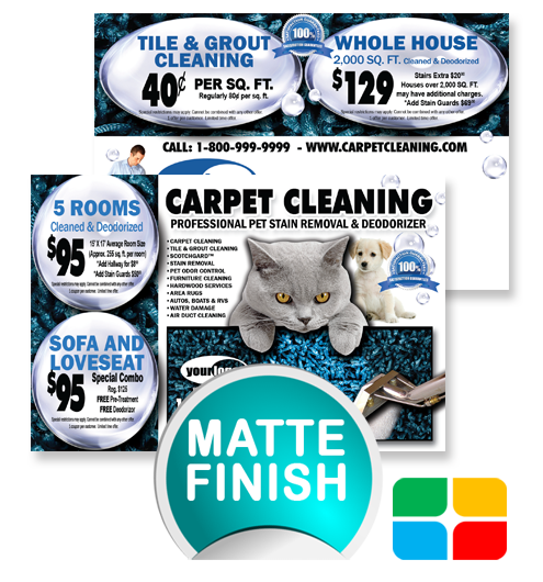 Carpet Cleaning Postcards ca00007 4 x 6 Matte