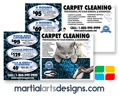 Carpet Cleaning Postcards #CA00007 6 x 11 UV Gloss