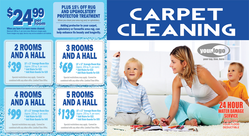 Carpet Cleaning Postcard (6 x 11) #CA00008 Matte Front