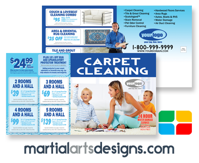 Carpet Cleaning Postcards #CA00008 6 x 11 UV Gloss