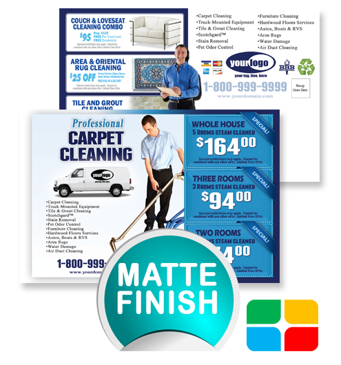 Carpet Cleaning Postcards ca01001 4 x 6 Matte